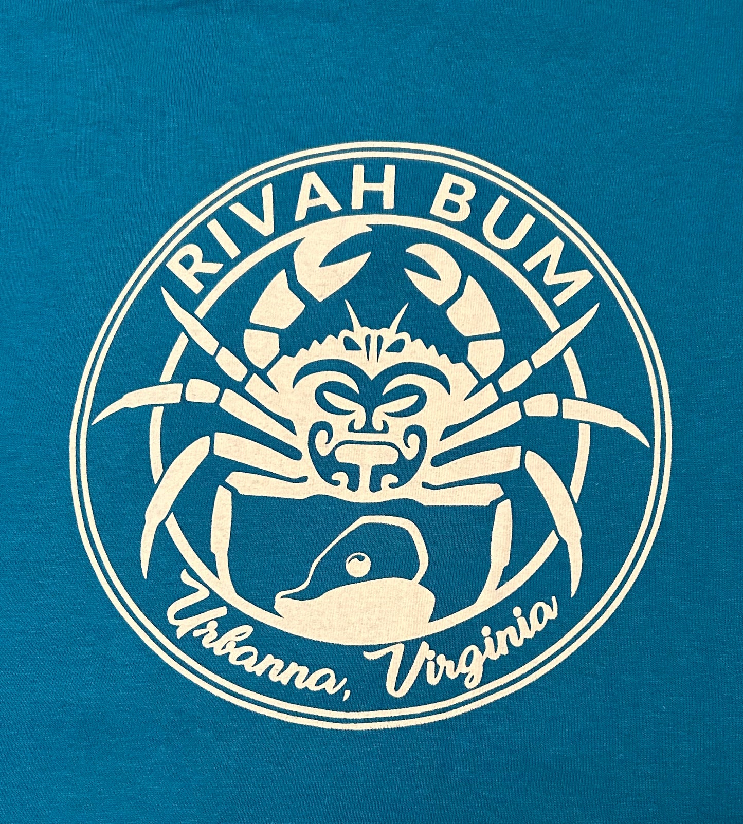 Women's Rivah Bum Urbanna, VA | V-Neck Short Sleeve Tee - Sapphire