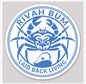 Rivah Bum Laid Back Living Sticker - Blue
