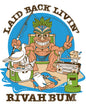 Rivah Bum Laid Back Living Tiki Sticker