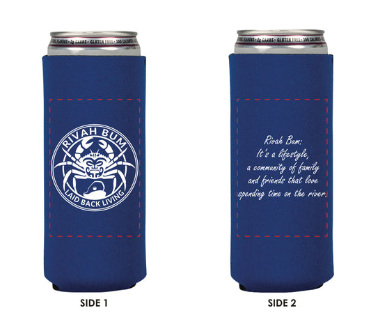 Rivah Bum - 12oz Neoprene Slim Can Cooler