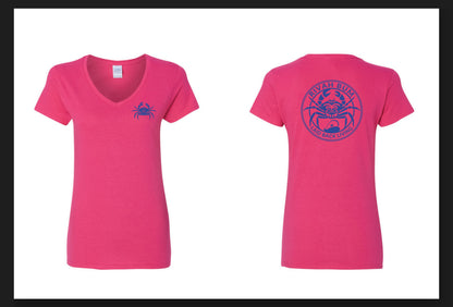 Women's Rivah Bum - Laid Back Living | V-Neck Short Sleeve Tee