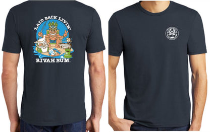 Tiki - New Navy | Laid Back Living - Short Sleeve Tee