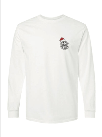2024 Christmas Long sleeve Shirt - Rivah Bum Santa Crab
