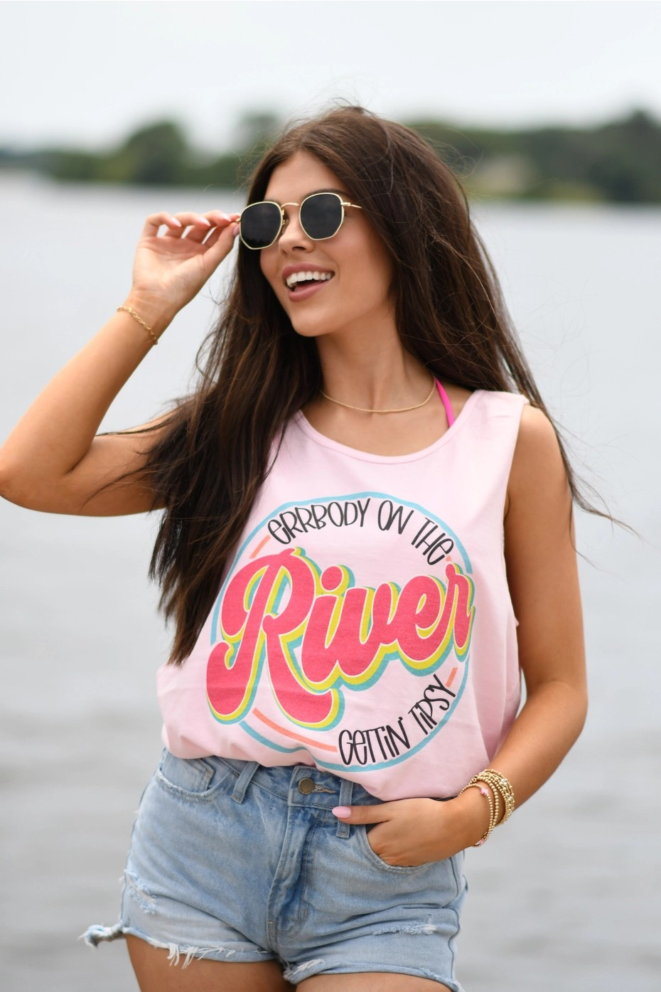 Errbody On the River Gettin’ Tipsy Tank