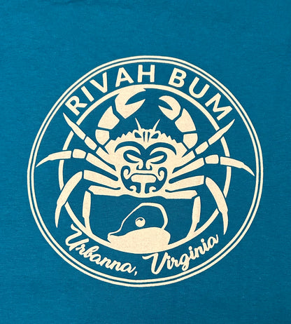 Women's Rivah Bum Urbanna, VA | V-Neck Short Sleeve Tee - Sapphire