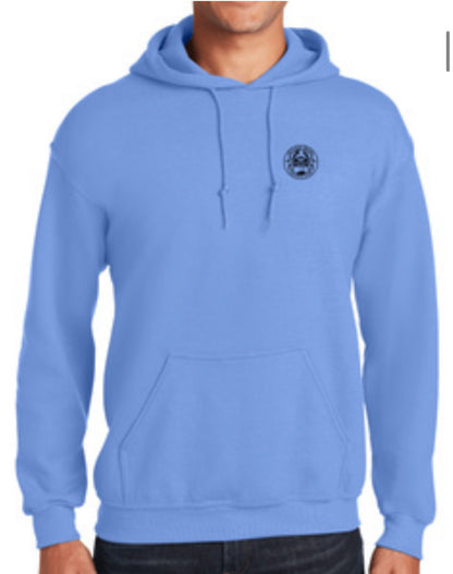 Oyster Life - Rivah Bum | Unisex Hoodie - Carolina Blue