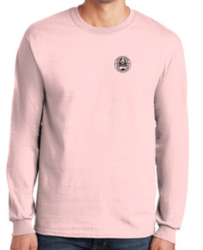 Oyster Life - Rivah Bum | Unisex Long Sleeve Tee - Light Pink