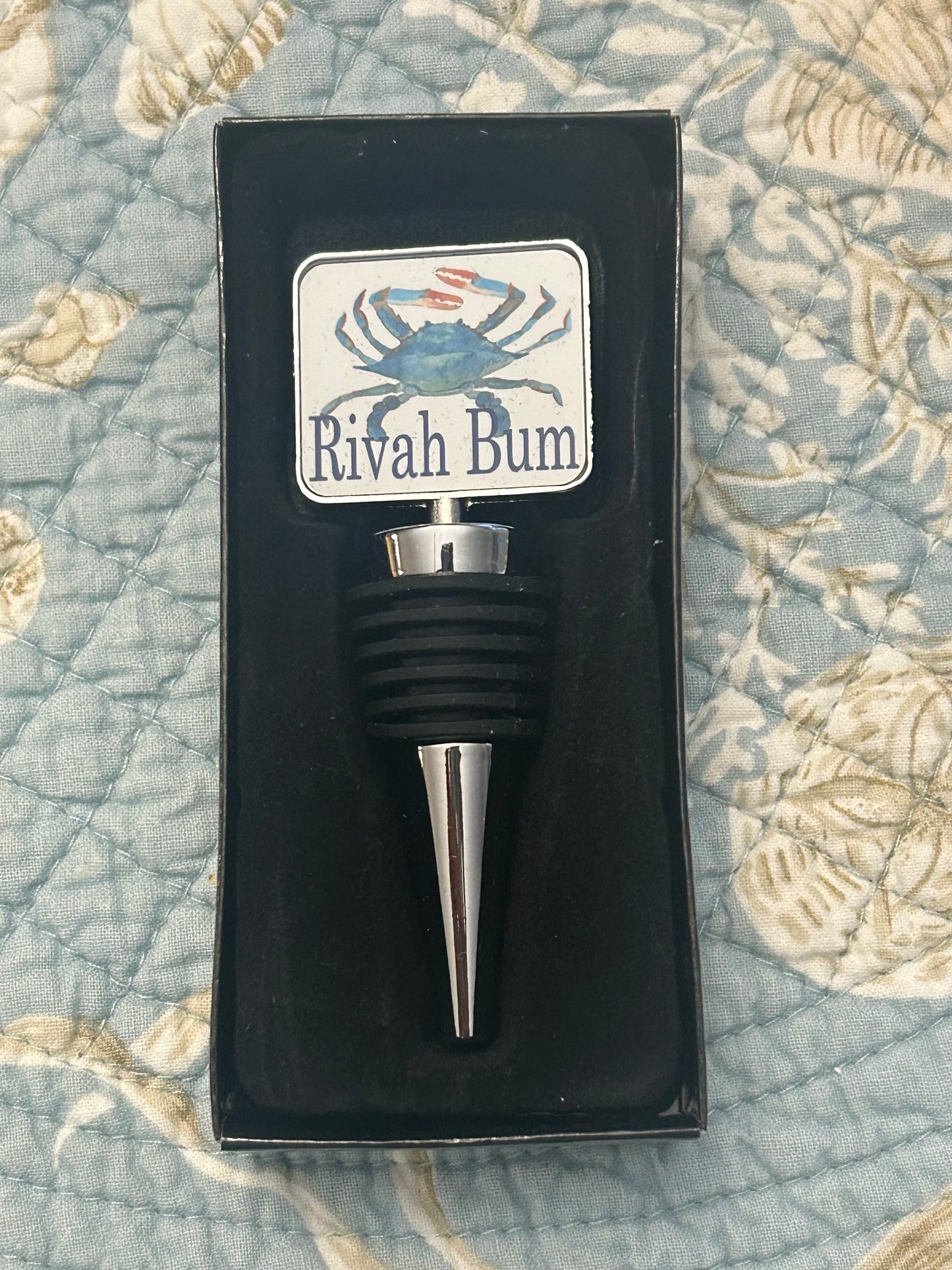 Rivah Bum Crab Wine Stopper