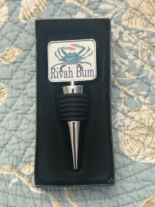 Rivah Bum Crab Wine Stopper