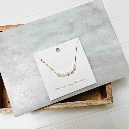Santa Monica Pearl Necklace *Waterproof*