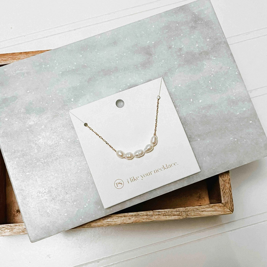 Santa Monica Pearl Necklace *Waterproof*