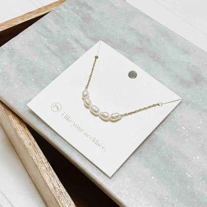 Santa Monica Pearl Necklace *Waterproof*