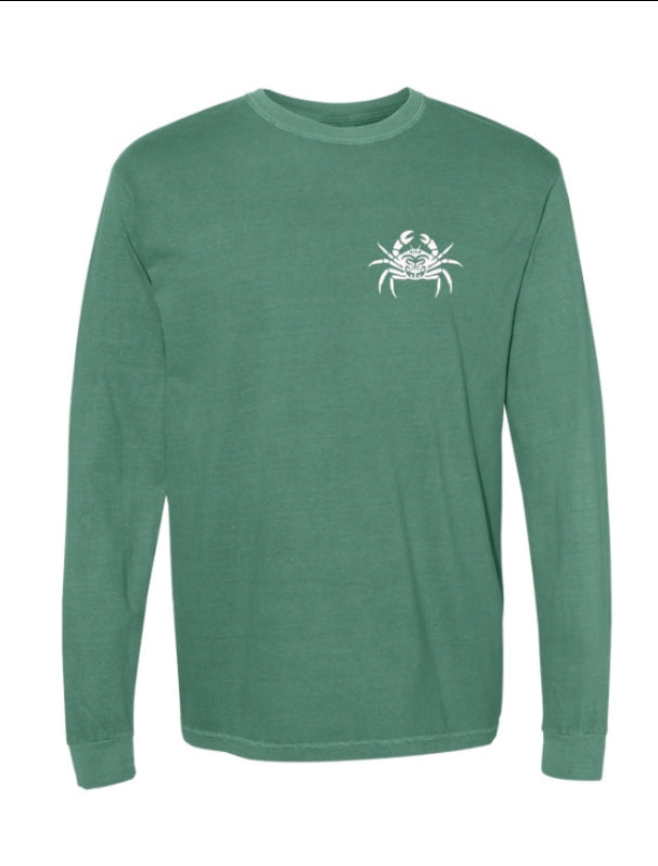 Unisex Rivah Bum Logo Long Sleeve Tee - Light Green