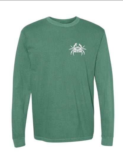 Unisex Rivah Bum Logo Long Sleeve Tee - Light Green