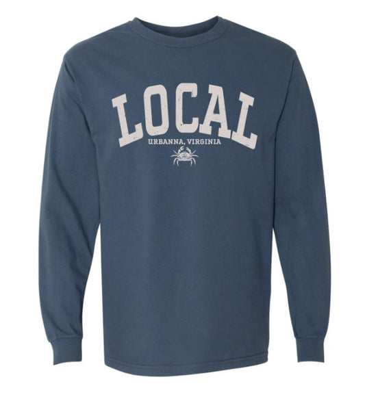 Unisex "LOCAL" Urbanna VA - Long Sleeve Tee - Midnight